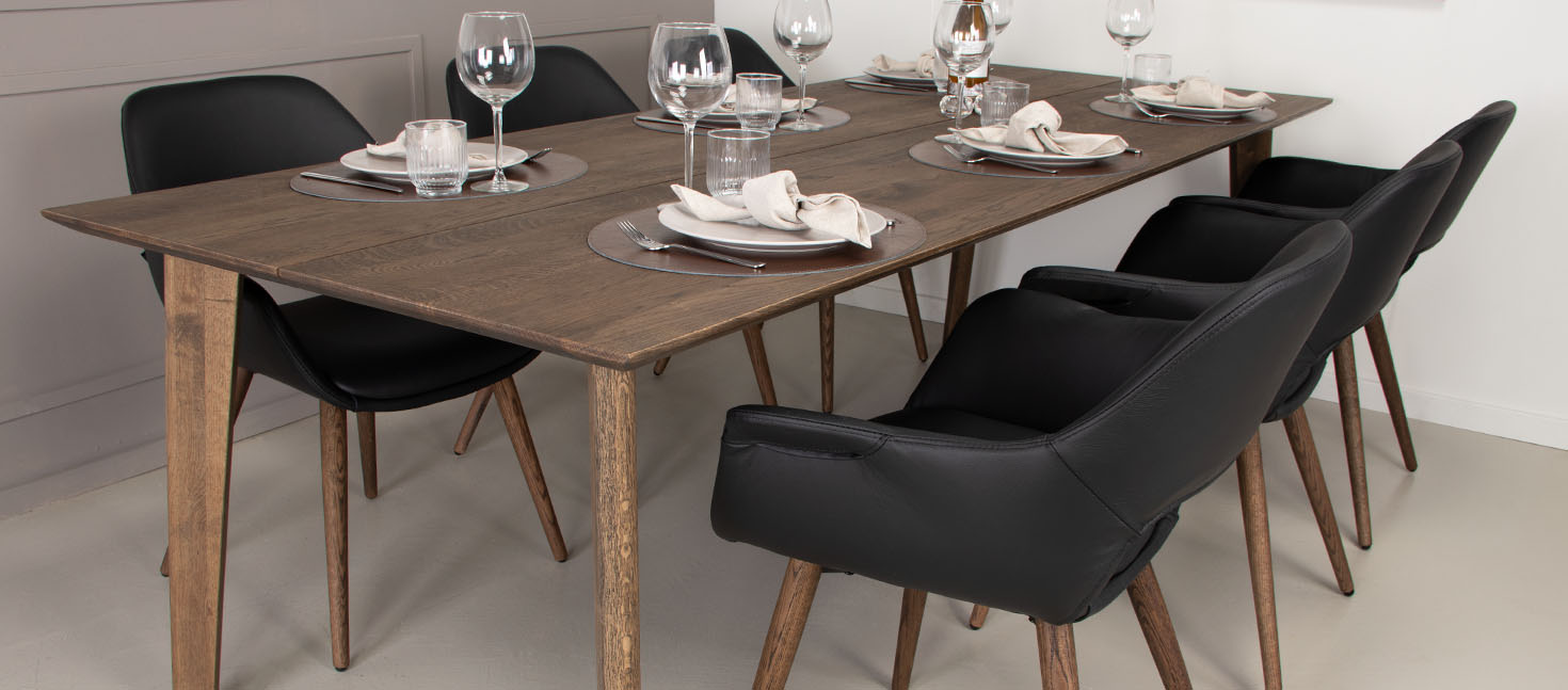 Runa spisebordsstol i brun